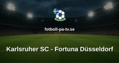 Bundesliga 2: Karlsruher SC - Fortuna Düsseldorf