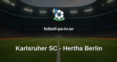 Bundesliga 2: Karlsruher SC - Hertha Berlin