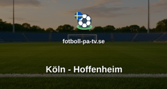 Bundesliga: Köln - Hoffenheim