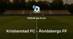 Ettan Södra: Kristianstad FC - Åtvidabergs FF