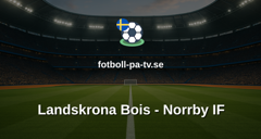 Superettan: Landskrona Bois - Norrby IF