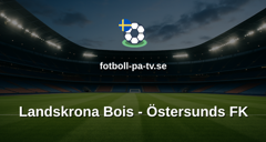 Superettan: Landskrona Bois - Östersunds FK