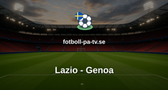 Serie A: Lazio - Genoa