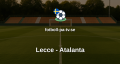 Serie A: Lecce - Atalanta
