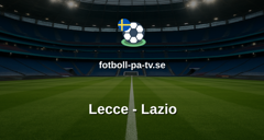 Serie A: Lecce - Lazio