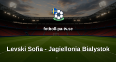 Europa League: Levski Sofia - Jagiellonia Bialystok