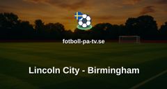 Championship: Lincoln City - Birmingham