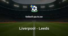 Träningsmatch: Liverpool - Leeds