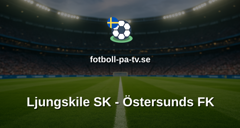 Superettan: Ljungskile SK - Östersunds FK