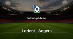 Ligue 1: Lorient - Angers