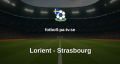 Ligue 1: Lorient - Strasbourg