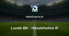 Ettan Södra: Lunds BK - Hässleholms IF
