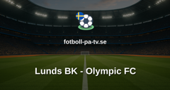 Ettan Södra: Lunds BK - Olympic FC