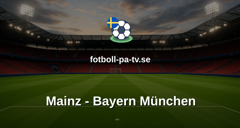 Bundesliga: Mainz - Bayern München