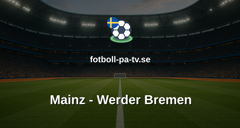 Bundesliga: Mainz - Werder Bremen