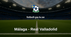 La Liga 2: Málaga - Real Valladolid