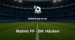 Allsvenskan: Malmö FF - BK Häcken