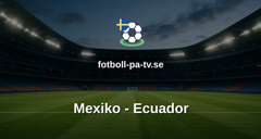 Fotbolls-VM: Mexiko - Ecuador