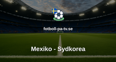 Fotbolls-VM: Mexiko - Sydkorea