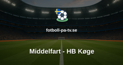 NordicBet Liga - Division 1 Danmark: Middelfart - HB Køge