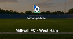 Championship: Millwall FC - West Ham