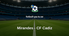 La Liga 2: Mirandes - CF Cadiz