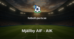 Allsvenskan: Mjällby AIF - AIK