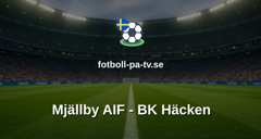 Allsvenskan: Mjällby AIF - BK Häcken