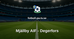 Allsvenskan: Mjällby AIF - Degerfors
