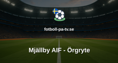 Allsvenskan: Mjällby AIF - Örgryte