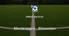 Träningsmatch: Montenegro - Slovenien