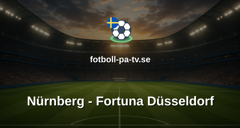 Bundesliga 2: Nürnberg - Fortuna Düsseldorf