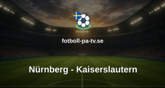 Bundesliga 2: Nürnberg - Kaiserslautern