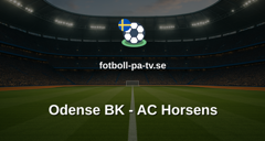Superligan: Odense BK - AC Horsens