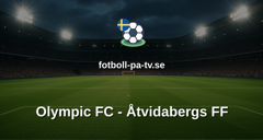 Ettan Södra: Olympic FC - Åtvidabergs FF