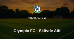 Ettan Södra: Olympic FC - Skövde AIK