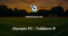 Ettan Södra: Olympic FC - Tvååkers IF