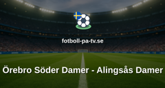 Elitettan: Örebro Söder Damer - Alingsås Damer