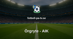 Allsvenskan: Örgryte - AIK
