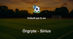 Allsvenskan: Örgryte - Sirius
