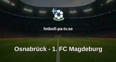 Bundesliga 2: Osnabrück - 1. FC Magdeburg