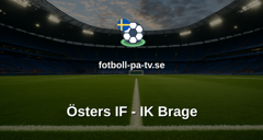 Superettan: Östers IF - IK Brage