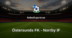 Superettan: Östersunds FK - Norrby IF