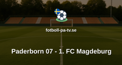 Bundesliga 2: Paderborn 07 - 1. FC Magdeburg