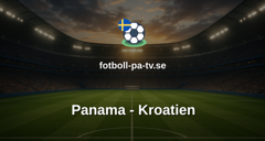 Fotbolls-VM: Panama - Kroatien