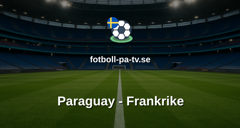 Fotbolls-VM: Paraguay - Frankrike