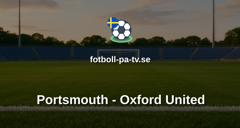 Championship: Portsmouth - Oxford United