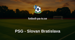 Champions League: PSG - Slovan Bratislava