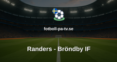 Superligan: Randers - Bröndby IF