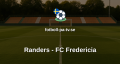 Superligan: Randers - FC Fredericia